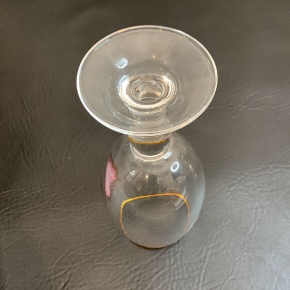 Stella Artois Belgium Draft Ale Lager Beer 16 Ounces Red Gold Trimmed Glasses - Picture 4 of 5